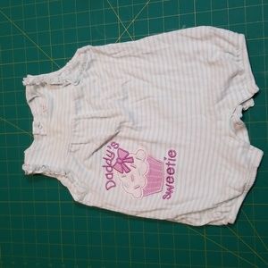 5/$20 Koala Baby "Daddy's Sweetie" Cupcake Romper